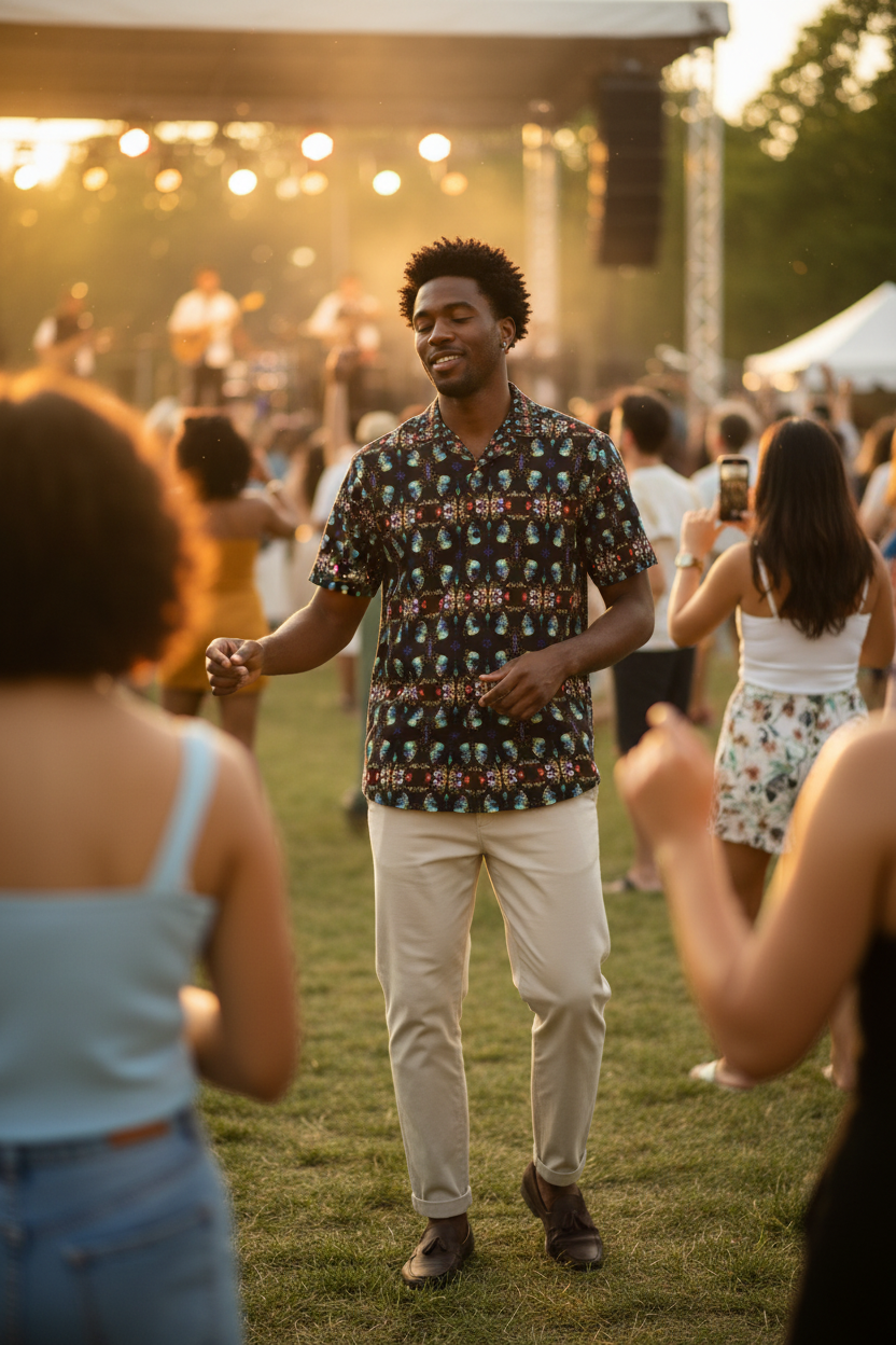 Camisa geométrica - Jazz