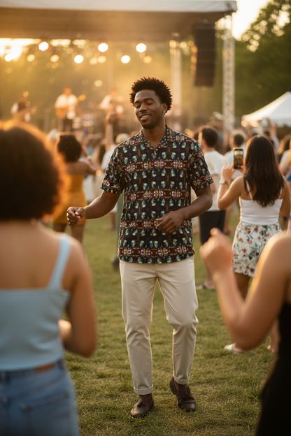 Camisa geométrica - Jazz