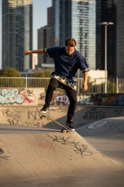 Hombre haciendo skateboarding