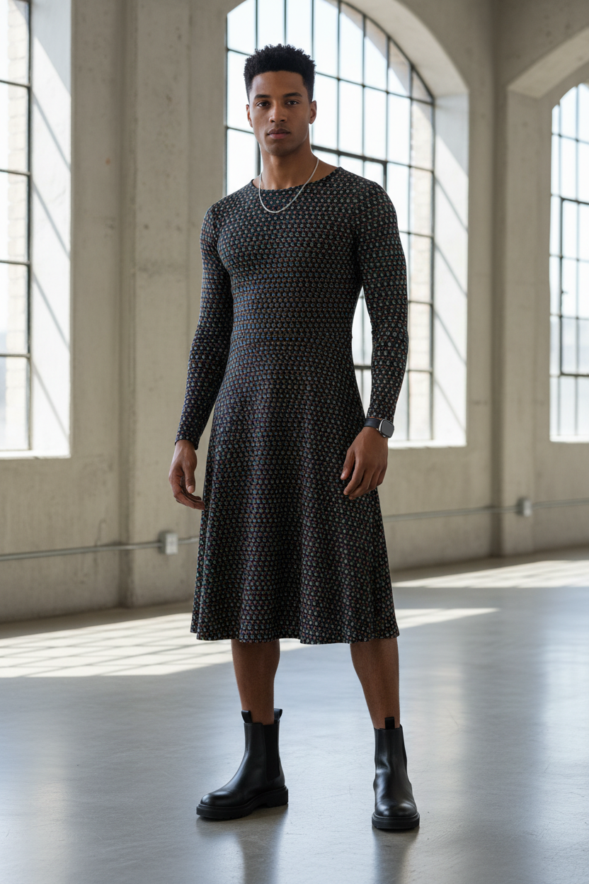 Hombre moderno vestido AUTORRETRATO 5