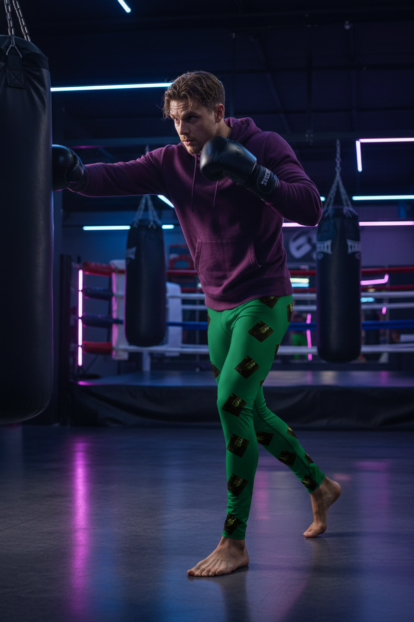 Modelo entrenando boxeo - LAS CAPAS 9