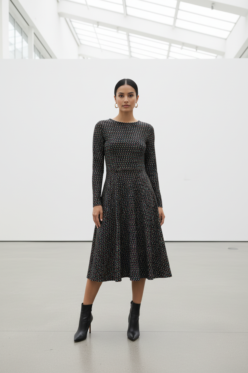 Mujer vestido AUTORRETRATO 5 frente