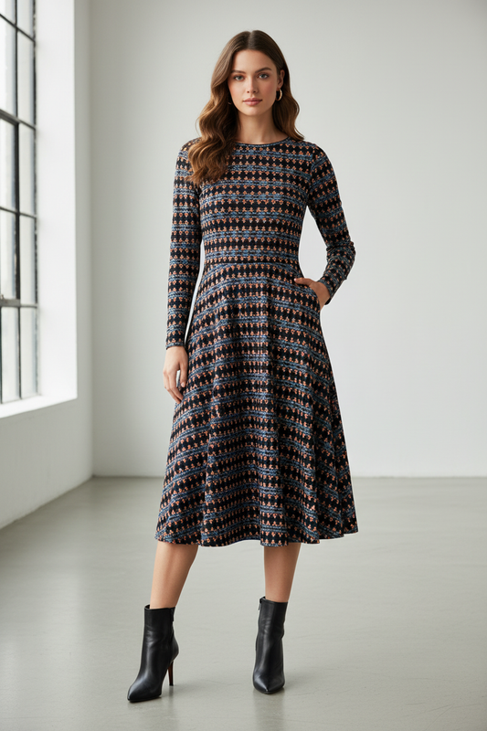 Mujer vestido frente