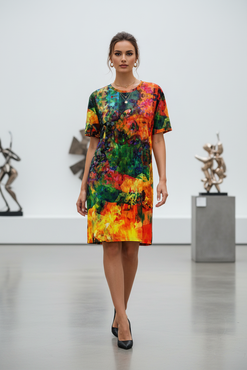 Vestido abstracto - Galería