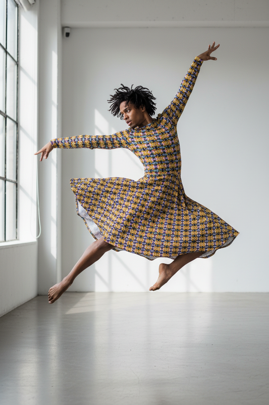 Vestido geométrico - Contemporáneo hombre