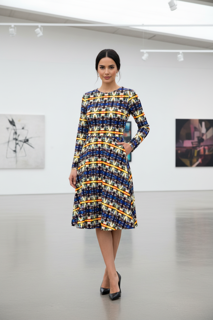 Vestido manga larga - Galería