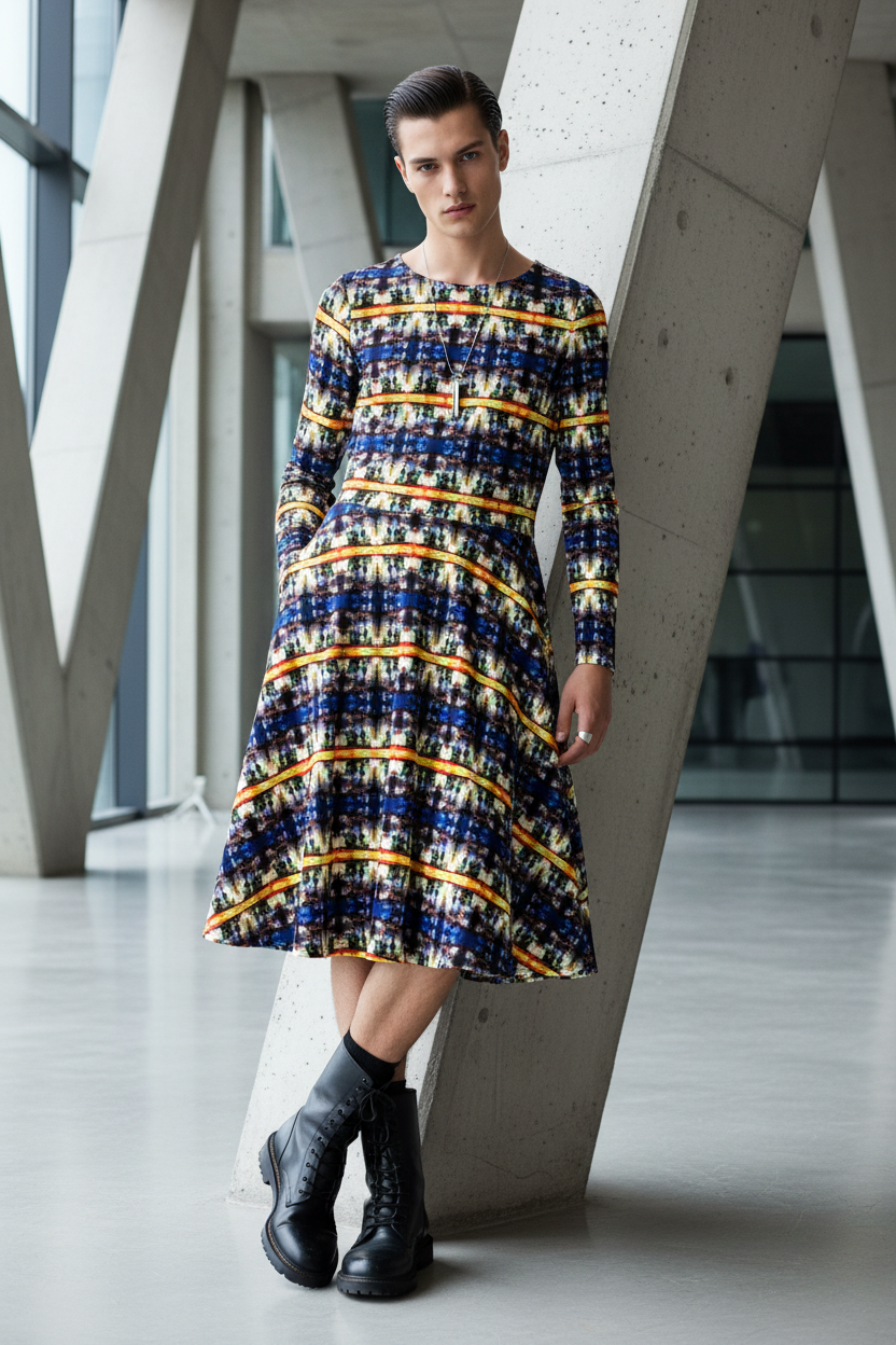 Vestido manga larga - Hombre