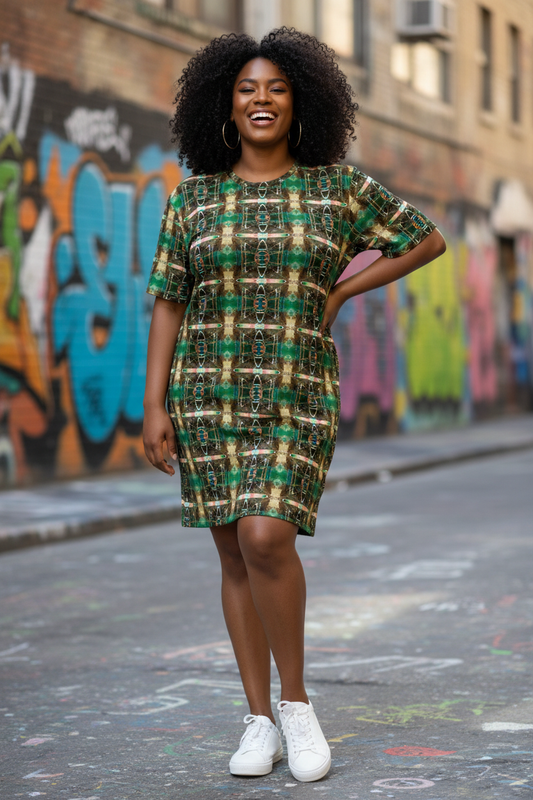 Vestido tierra - Mujer afro