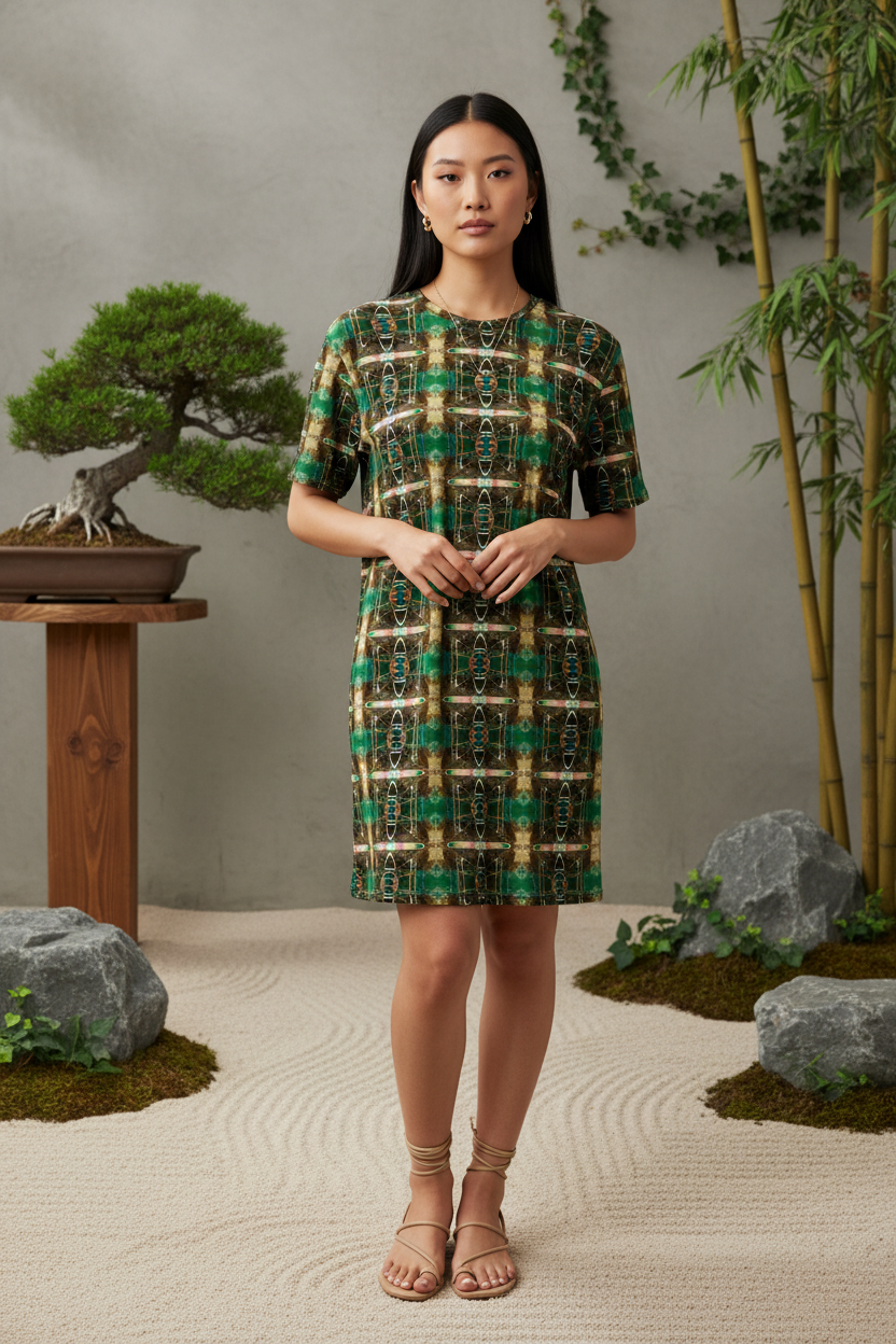Vestido tierra - Mujer asiática