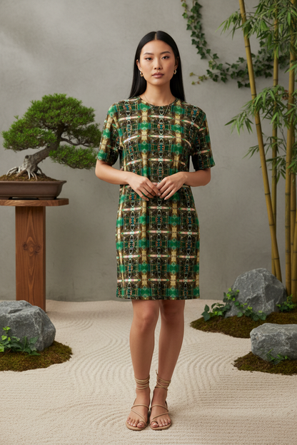 Vestido tierra - Mujer asiática