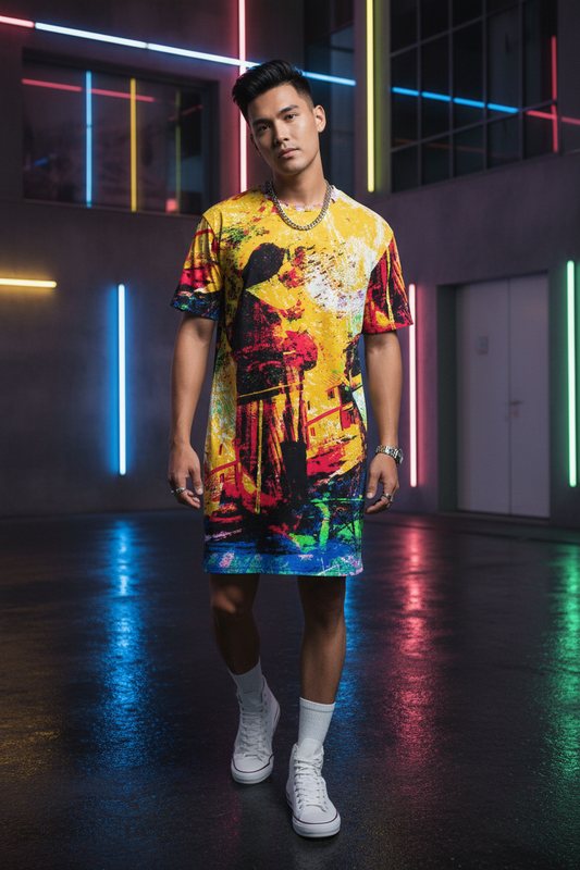 Vestido urbano neón - Hombre